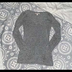 🔵 Express Heathered Grey One Eleven Top 🔵